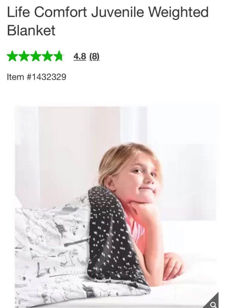 Life comfort hotsell juvenile weighted blanket