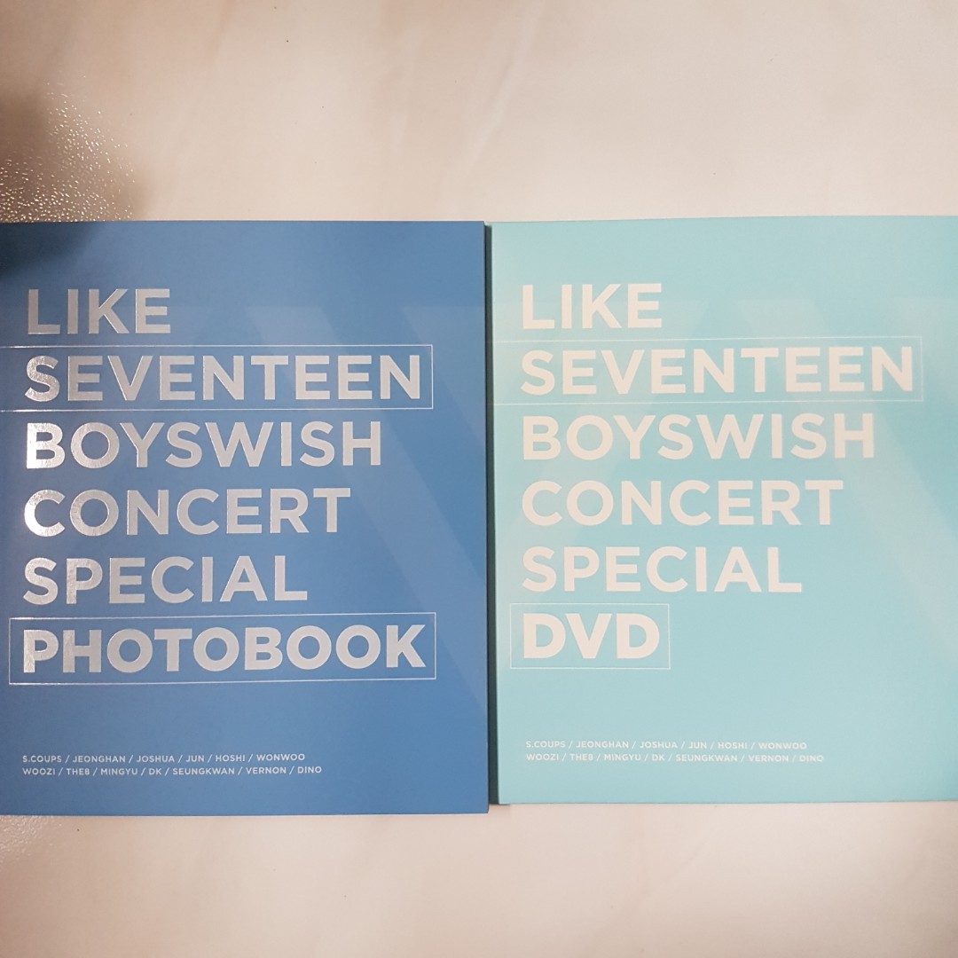 LIKE SEVENTEEN BOYWISH CONCERT DVDK-POP/アジア - K-POP/アジア