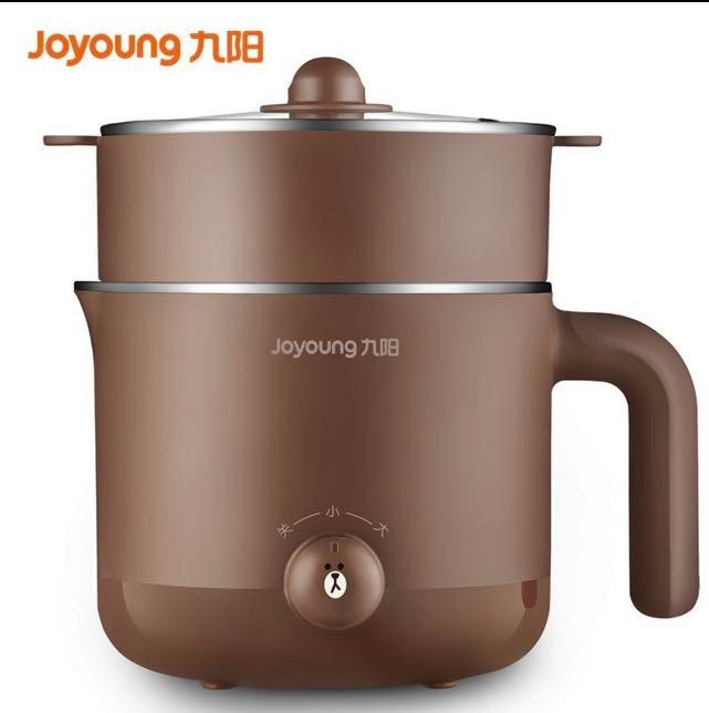 [Line Friends] Brown Electric Hot Pot Cooking Pot Cobranded Joyoung