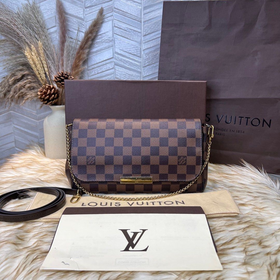Louis Vuitton Favorite MM Damier Ebene Canvas Purses - Lv Bags