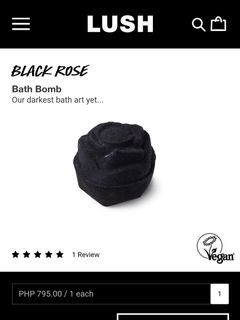 Lush Rose Bathbomb and Shower Gel set