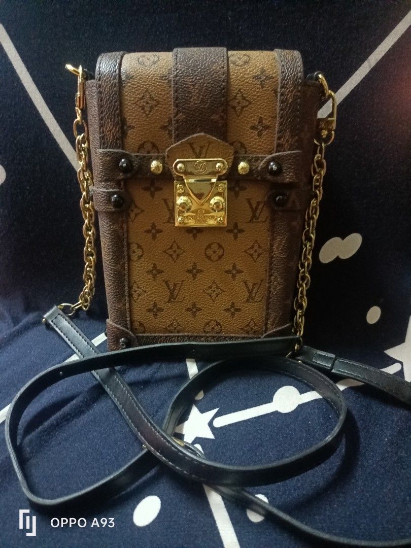 Louis Vuitton LV2 Double phone pouch, Luxury, Bags & Wallets on Carousell