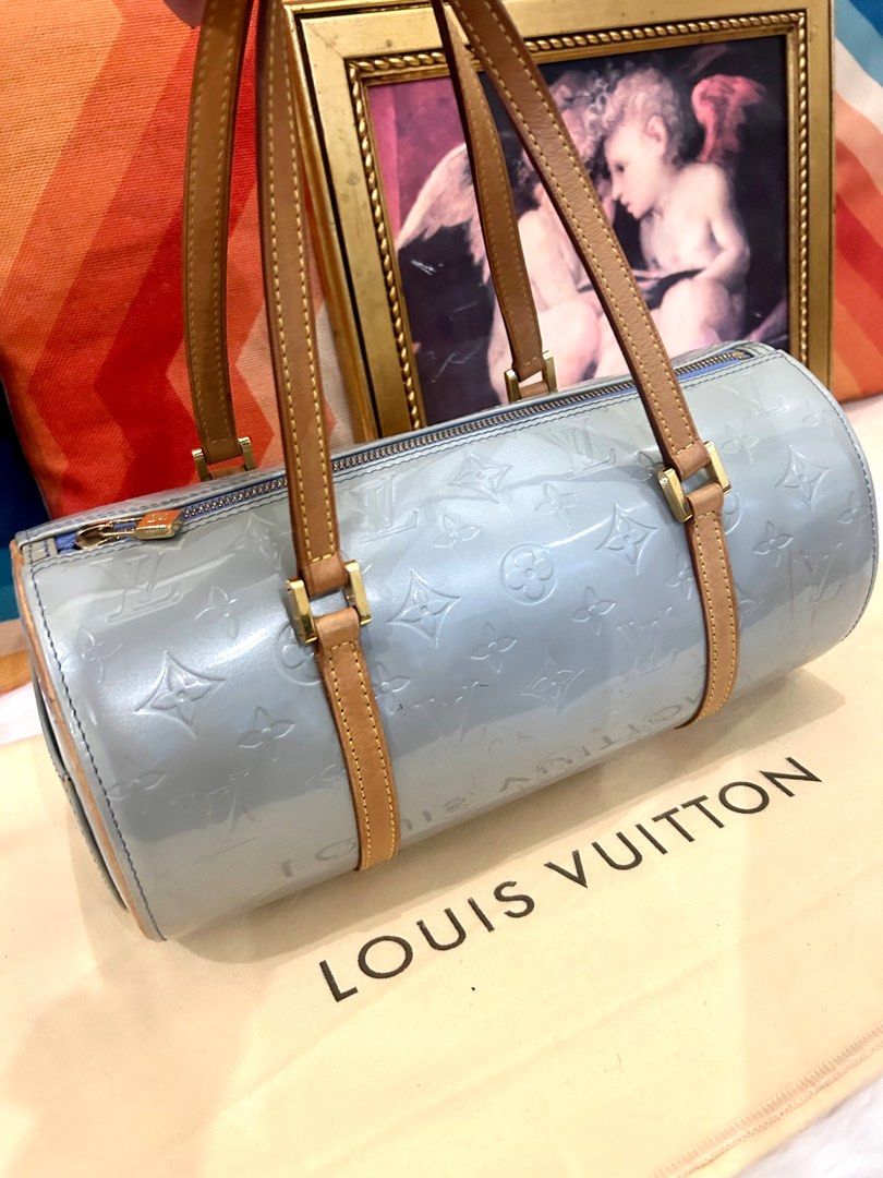 Louis Vuitton Ivory Monogram Vernis Bedford Papillon Top Handle Shoulder Bag