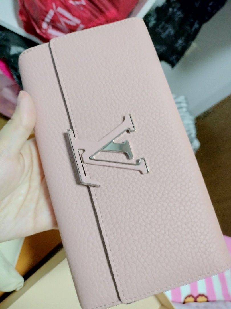 LV CAPUCINES COMPACT WALLET, Luxury, Bags & Wallets on Carousell