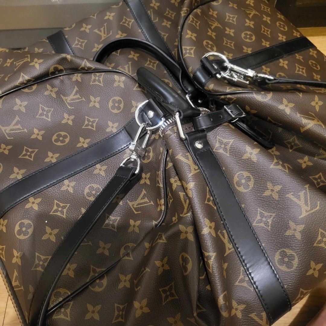 LOUIS VUITTON KEEPALL 55 UNBOXING/REVIEW!!! Monogram