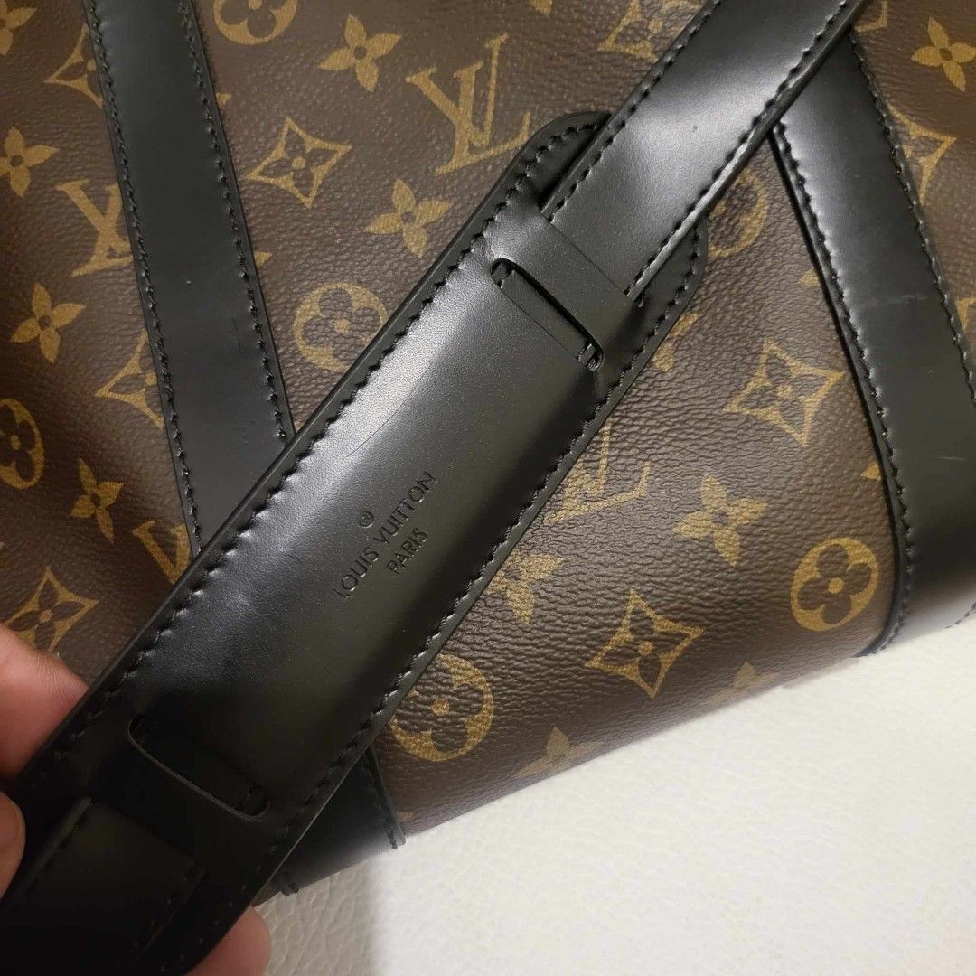 Keepall Bandoulière 55 Monogram Macassar Canvas - Men - Travel