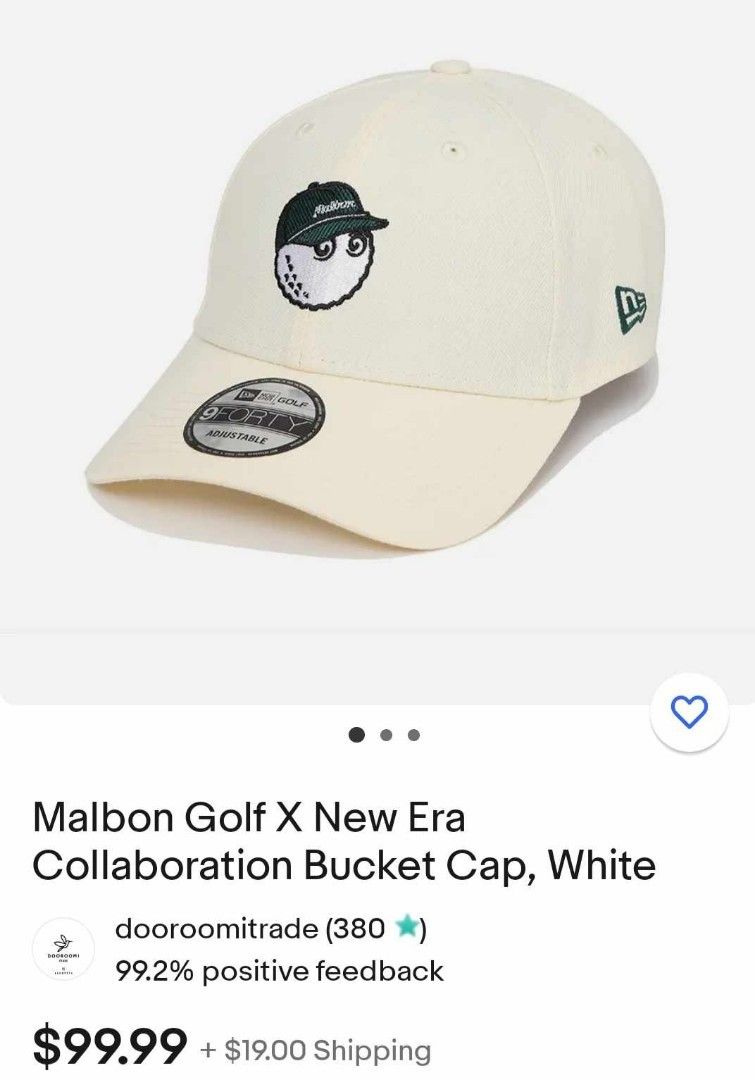 Malbon golf x new era 9forty cap, Men's Fashion, Watches & Accessories ...