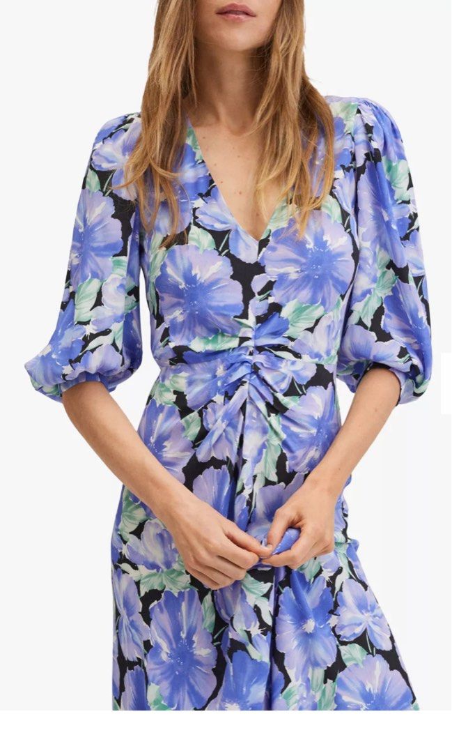 Robe fleur 2025 mango