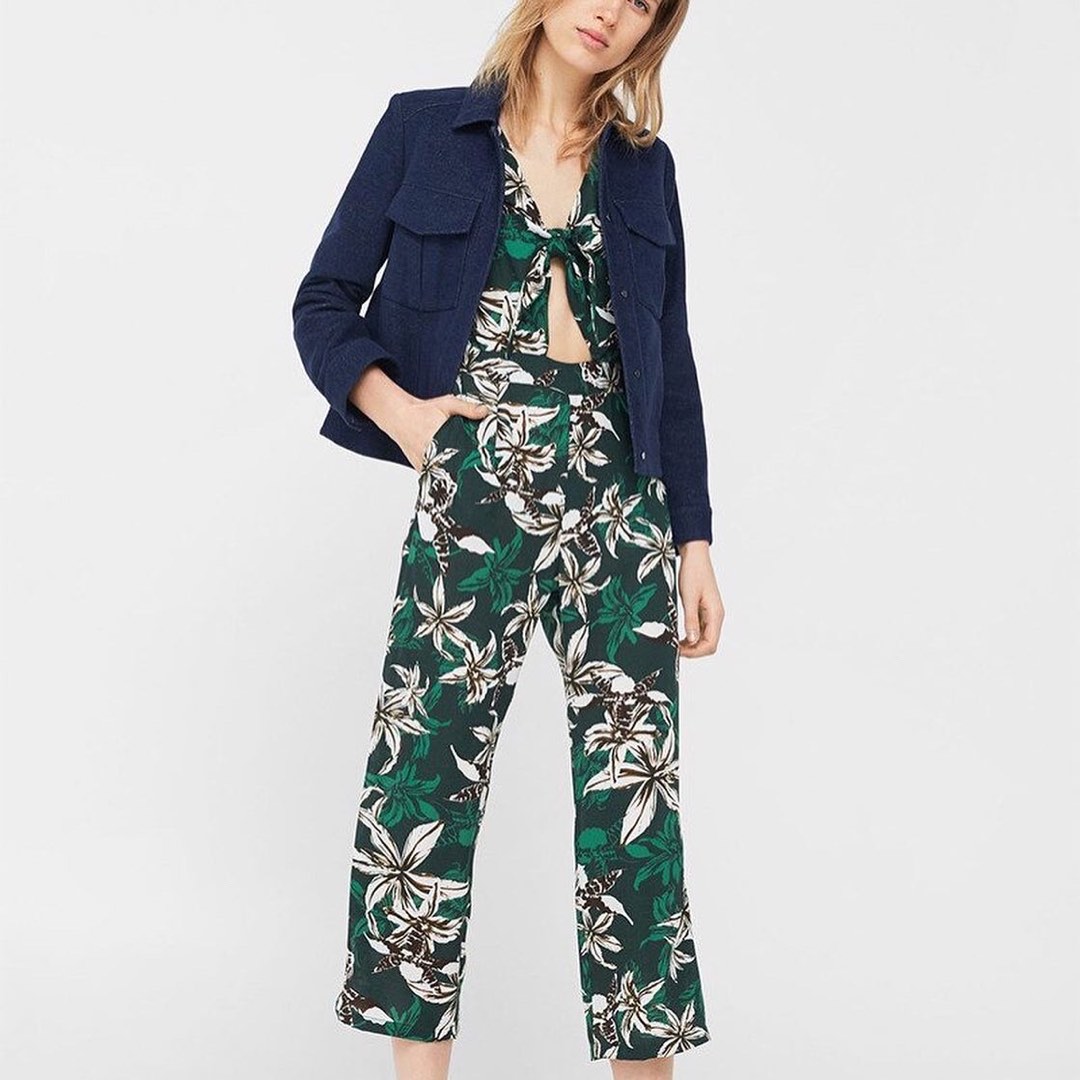 Mango green suede jumpsuit sales