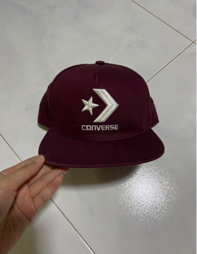 topi converse original maroon