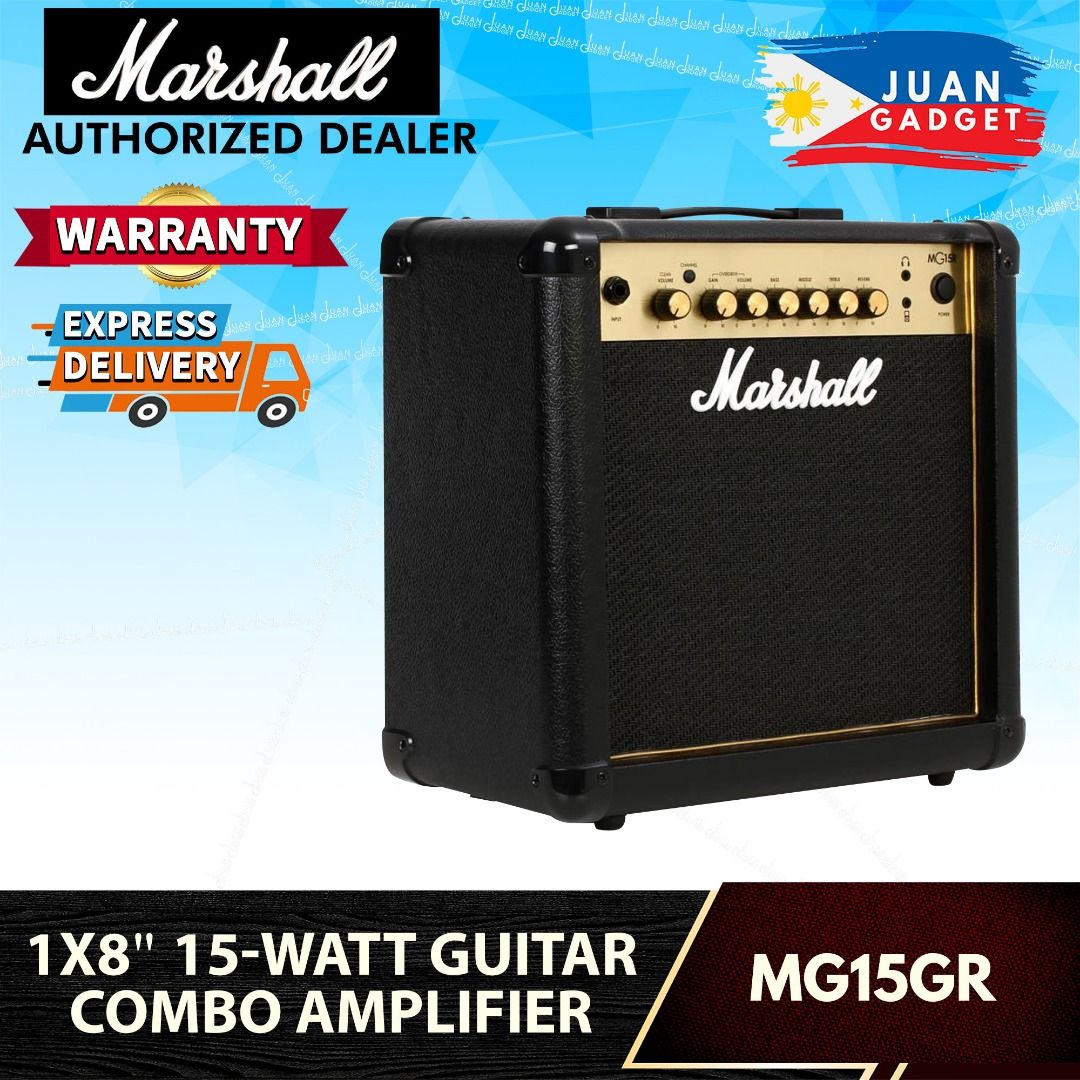 Marshall MG15GR 1x8" Solid State 2-Channel (Split) 15-Watts Guitar Amplifier | JG Superstore (Category: Other Photography Accessories) located in San Juan City. Submitted by jg.superstore (Listing ID 1242738557, Image 1). Description: █ JG Superstore █ 【Trusted Seller Since 2011】 【We Accept Any Special Order】 【Dedicated Customer Service】 【📍 】3/F Annapolis Tower, 43 Annapolis St. Greenhills San Juan - Front of Unionbank (please confirm your order