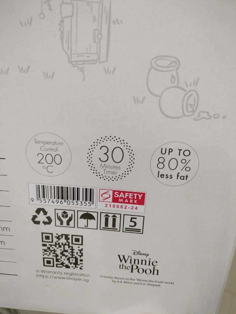 Mayer Air Fryer(Winnie the Pooh), Furniture & Home Living, Kitchenware