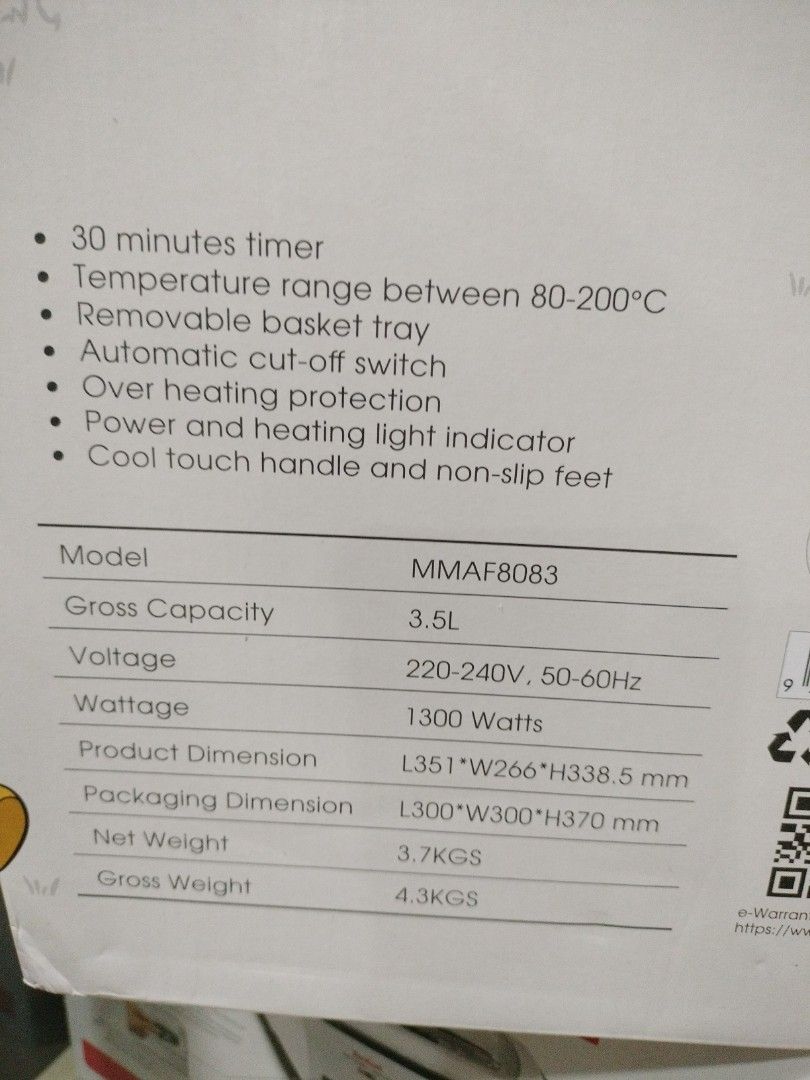 Mayer Air Fryer(Winnie the Pooh), Furniture & Home Living, Kitchenware