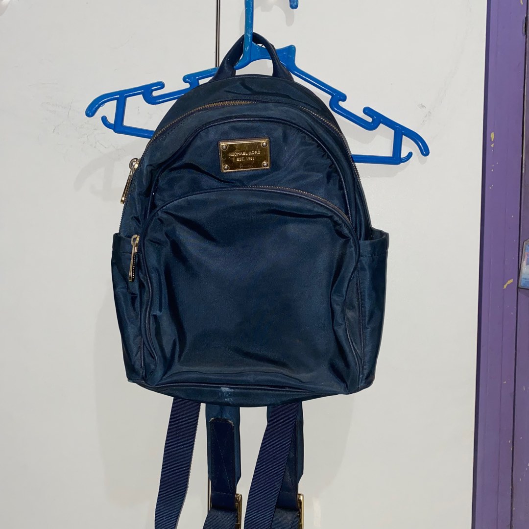 Michael kors outlet mini backpack blue