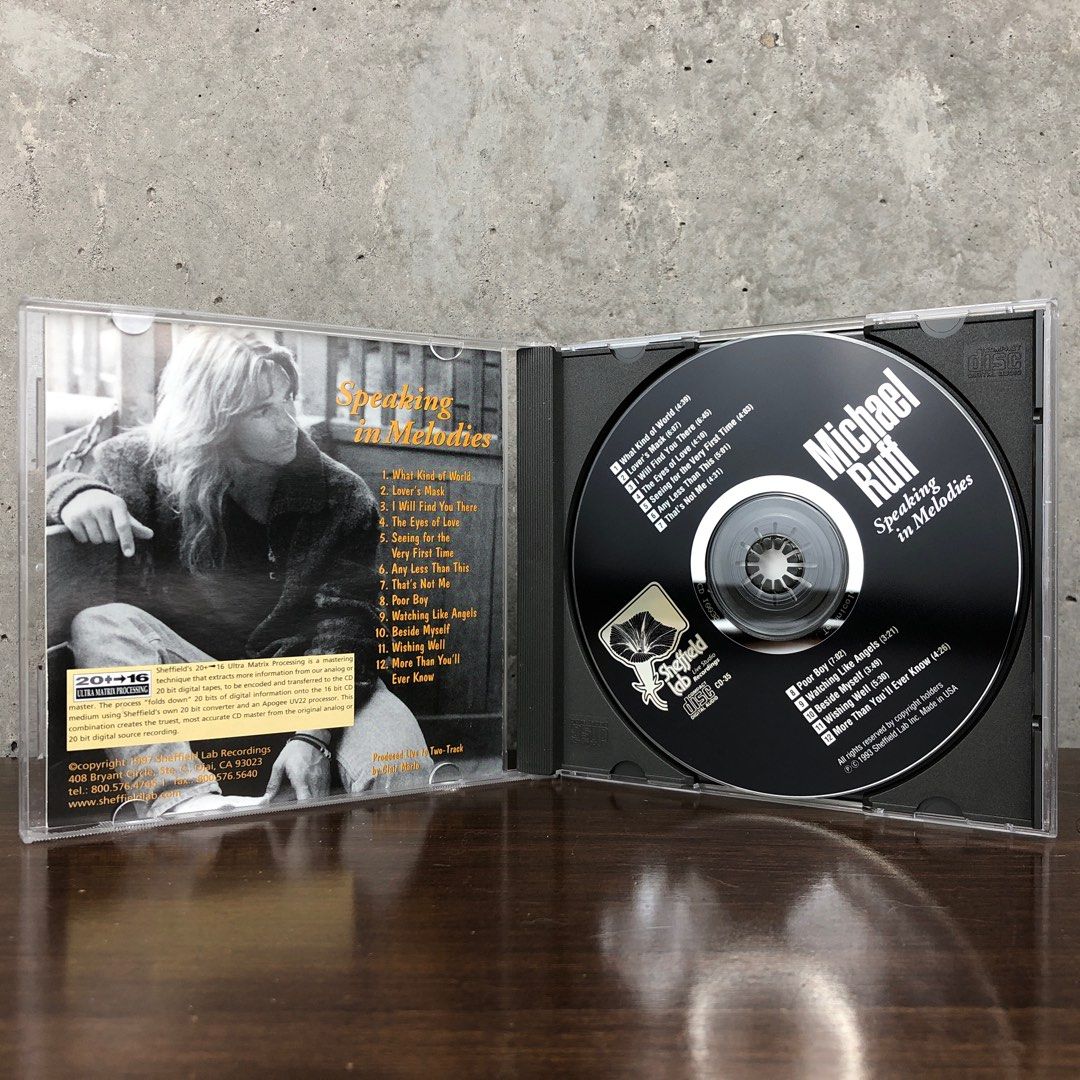 Michael Ruff | Speaking In Melodies | Sheffield Lab | Audiophile CD (Category: CDs & DVDs) located in Quezon City. Submitted by garage.sale.ph (Listing ID 1242897862, Image 3). Description: - Rare Sheffield Lab audiophile CD. - Authentic. - In excellent condition. - Payment thru bank deposit (UnionBank) or GCash. - For a minimal fee, I can arrange delivery via Lalamove within Metro Manila. - Meet-up also possible at Robinsons Magnolia QC. - Item 