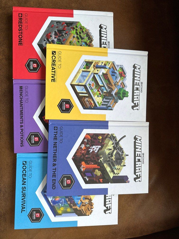 Minecraft Guidebooks Set Of 5 Hobbies And Toys Books And Magazines