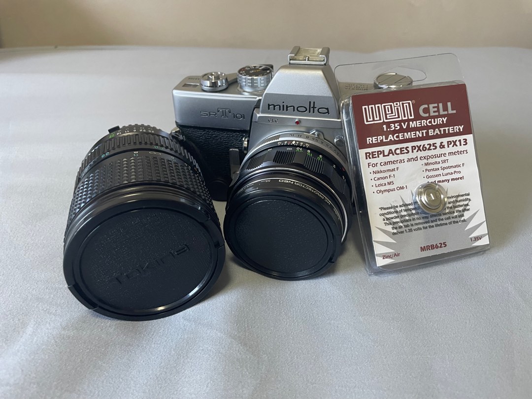 minolta srt 101 battery type