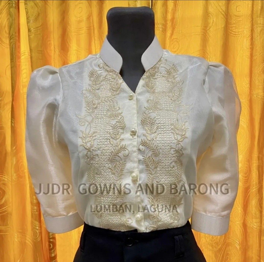 Modern barong for girls sales