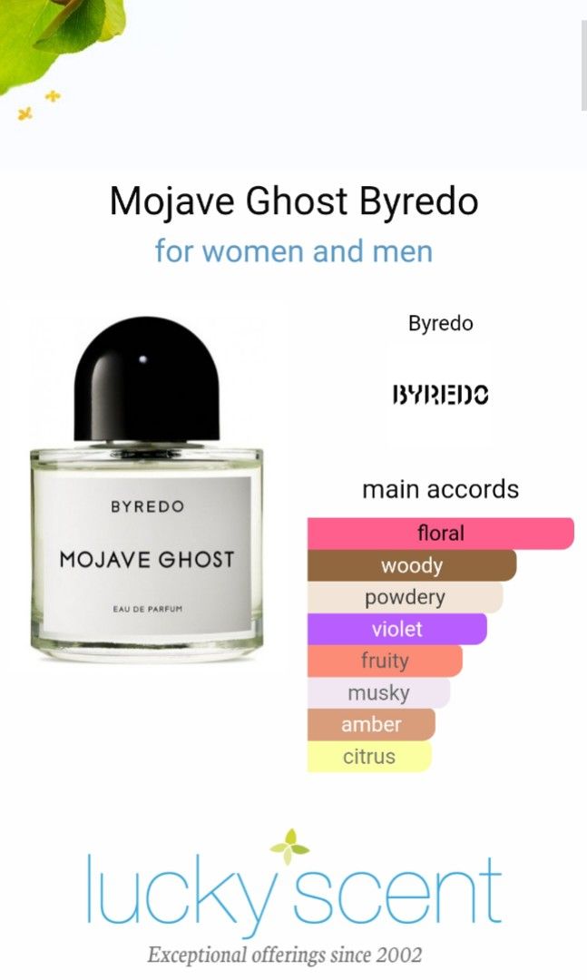 Byredo mojave hotsell ghost travel size