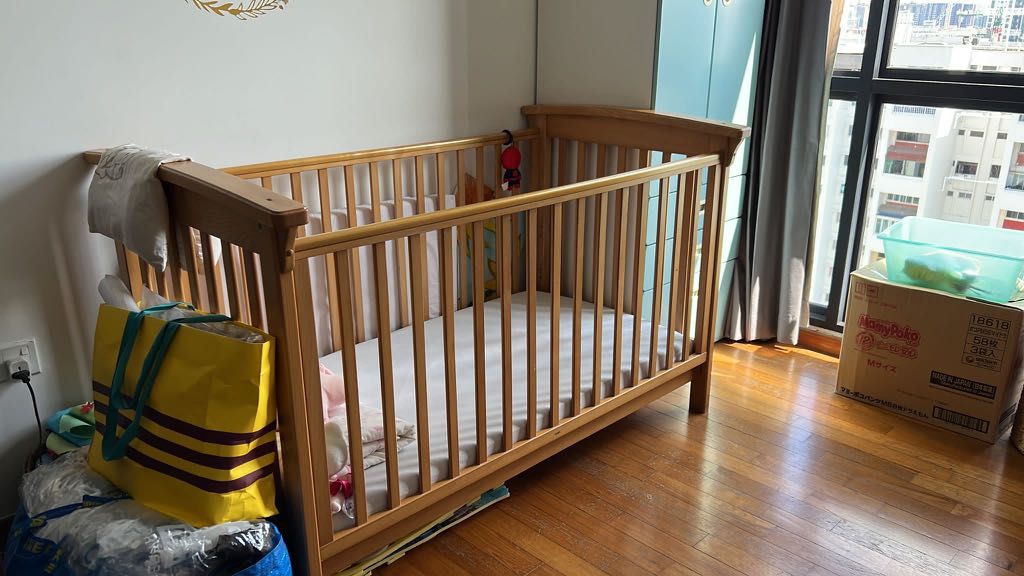 Mothercare baby cot convertible to single bed Babies Kids Baby