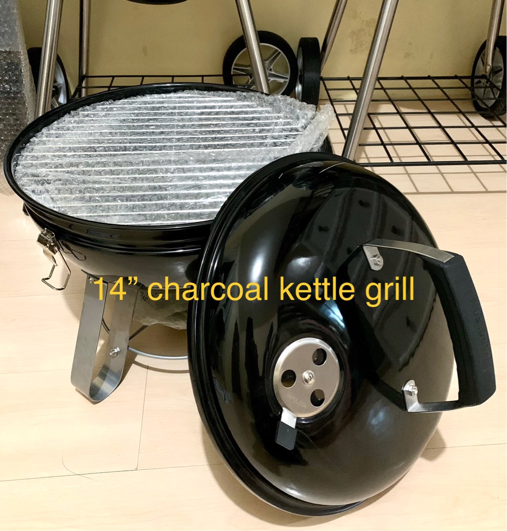 Napoleon portable charcoal bbq grill on Carousell