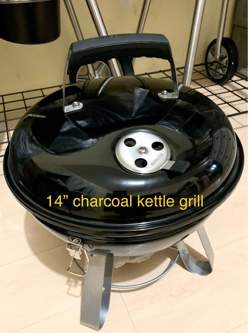 Napoleon portable charcoal bbq grill on Carousell