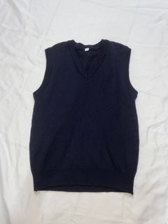 Navy blue vest