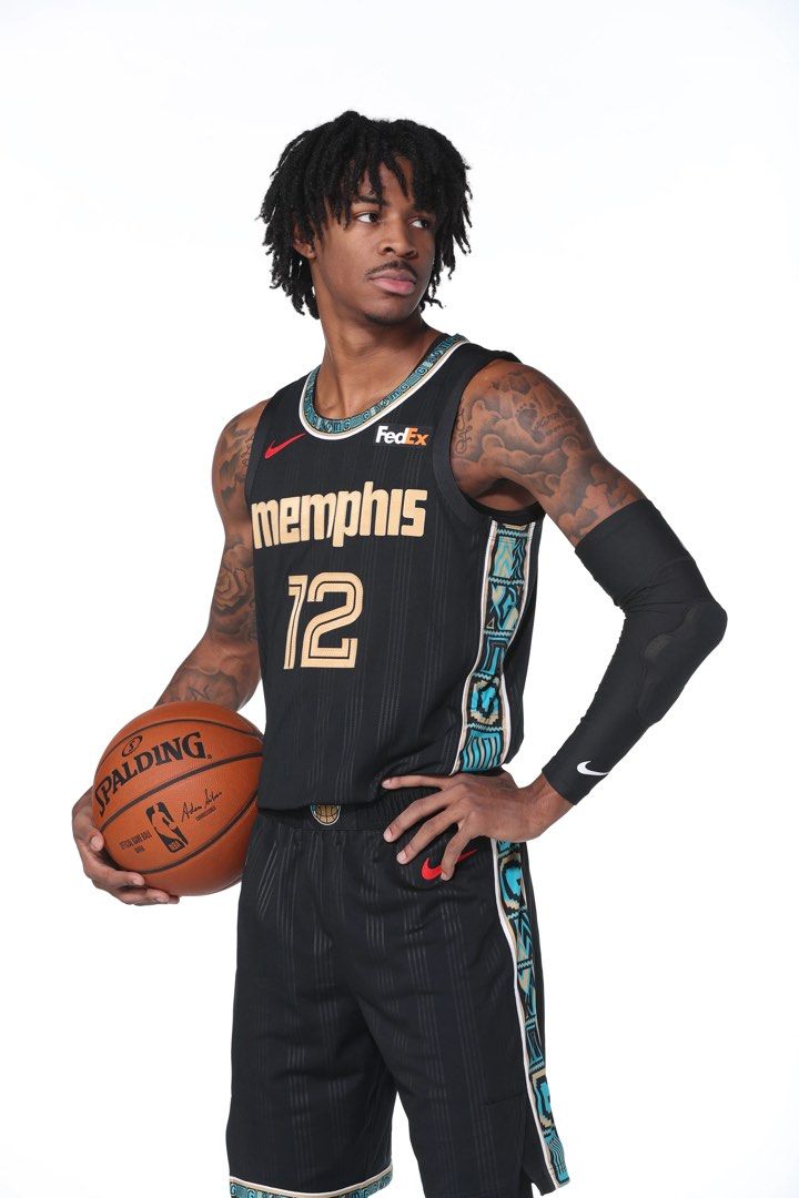 JA MORANT Memphis Grizzlies Nike 2020-21 City Edition Swingman
