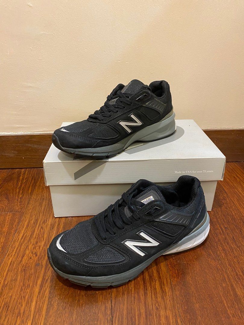New Balance 990v5 black, Men's Fashion, Footwear, Sneakers on