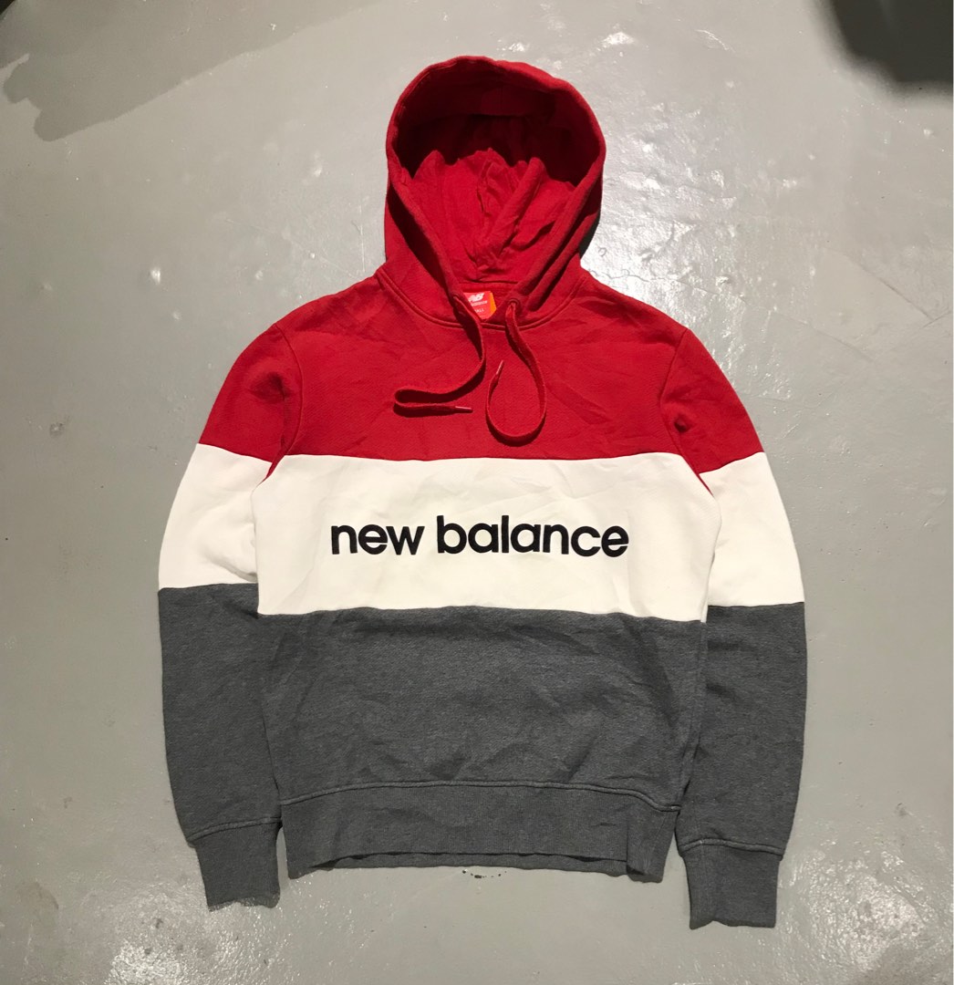 New balance hoodie, Men's Fashion, Tops & Sets, Hoodies on Carousell