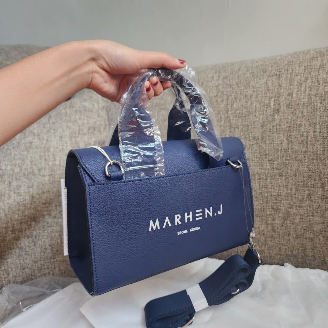 (NEW, MASIH BARU) TAS MARHEN.J LUDY BAG 1000 ORIGINAL KOREA warna NAVY