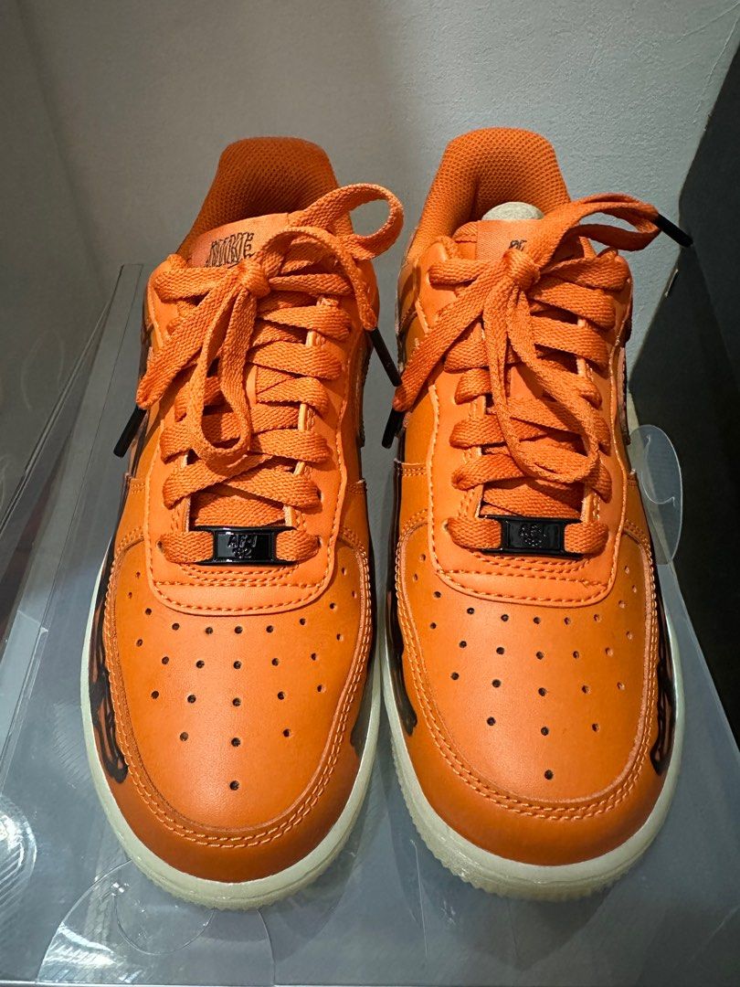 nike air force 1 skeleton orange stockx