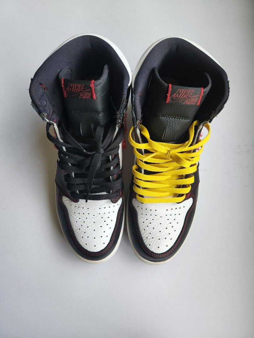 Nike Air Jordan 1 High Defiant White Black Gym Red