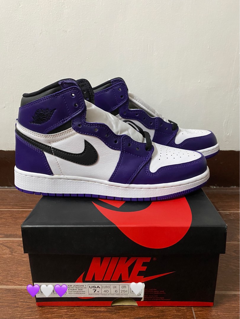 Air jordan 1 retro high deals violet