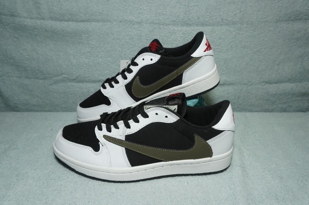 Nike Air Jordan 1 Low x Travis Scott Medium Olive DZ4137-106 Size 43 Insole  27,5 cm