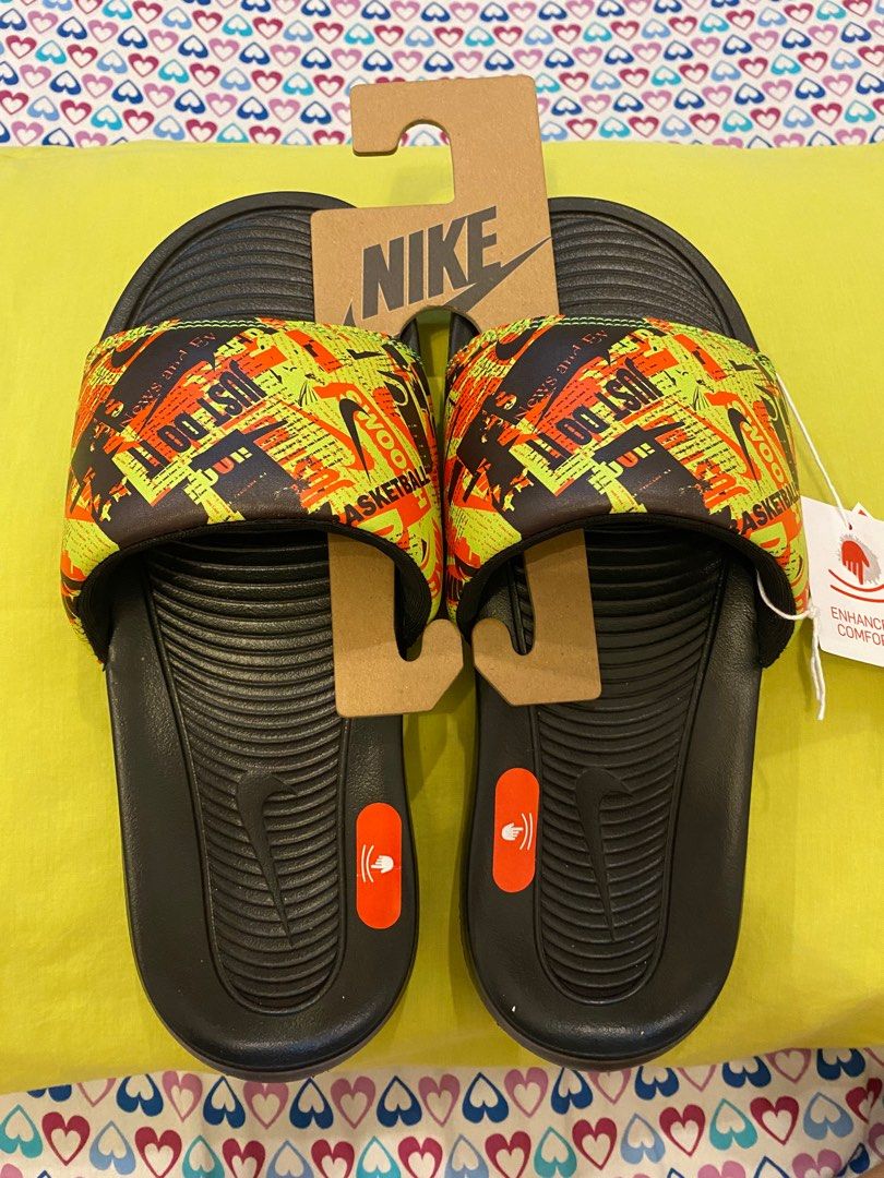 Custom nike new arrivals slides benassi