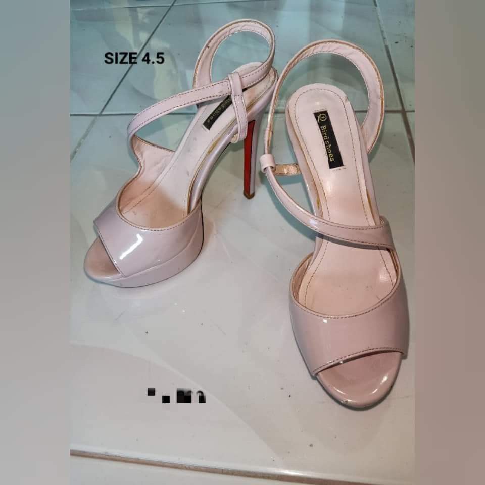 NUDE HEELS SIZE 4 Women s Fashion Footwear Heels on Carousell