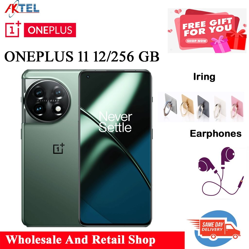 OnePlus 11 5G, 12GB+256GB, 16GB+256GB, Global ROM with Google Play Store, Brand New With Warranty, Free Gifts !!!