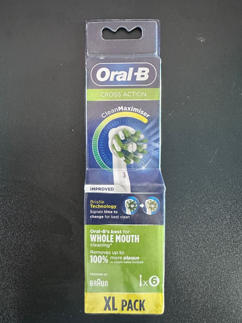 OralB Oral B Cross Action Replacement Toothbrush Brush Heads Original