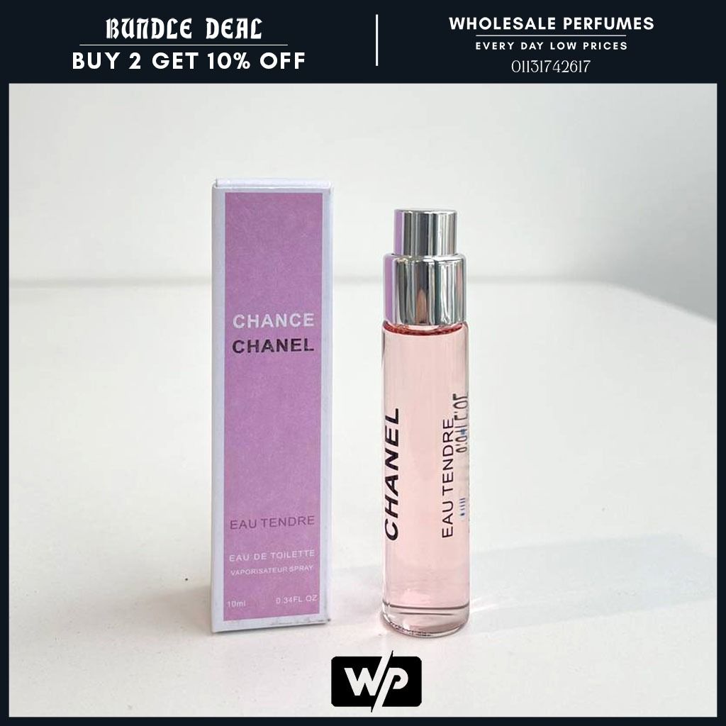 ORIGINAL] CHANEL CHANCE EAU TENDRE EDT 10ML WITH SPRAYER FOR WOMEN, Beauty  & Personal Care, Fragrance & Deodorants on Carousell