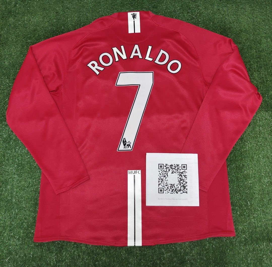 ronaldo manchester united jersey 2008