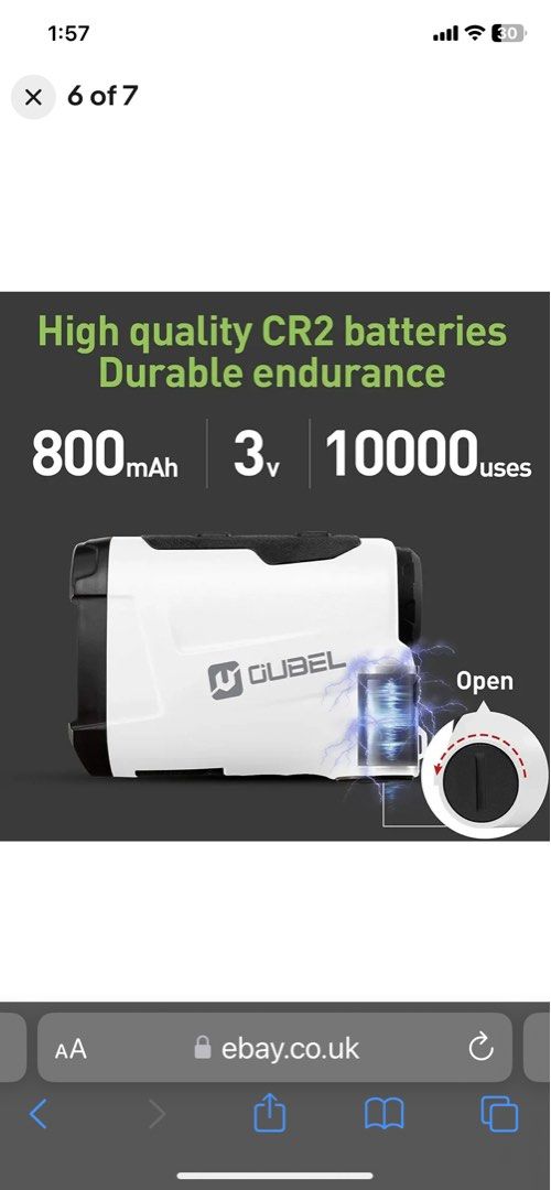 Oubel Laser Golf Rangefinder/Hunting Rangefinder 1200 Yards Range, Sports Equipment, Sports