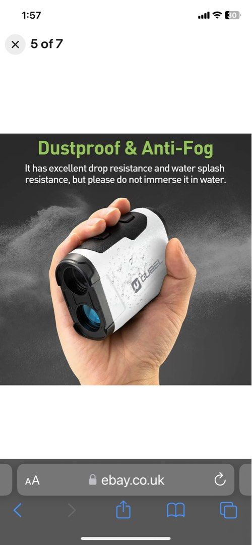 Oubel Laser Golf Rangefinder/Hunting Rangefinder 1200 Yards Range, Sports Equipment, Sports