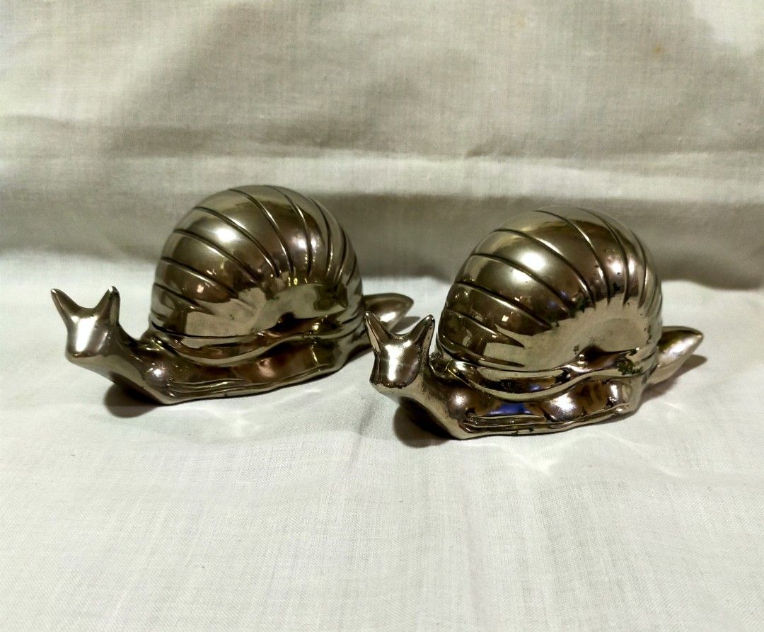 Pair of Vintage Snail Salt Cellar Box on Carousell