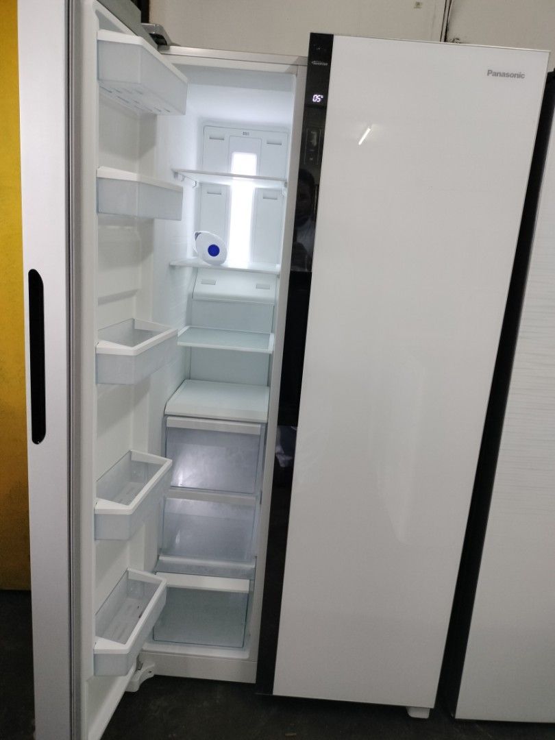 Panasonic side by side refrigerator, TV & Home Appliances, Kitchen