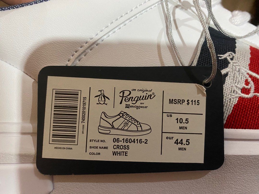 Penguin (White Cross) (Category: Sneakers) located in Lucena. Submitted by samveeee (Listing ID 1242726930, Image 3). Description: Selling these brand new shoes from Penguin. Never used Selling lower than SRP RFS: A little too big on my dad’s feet.