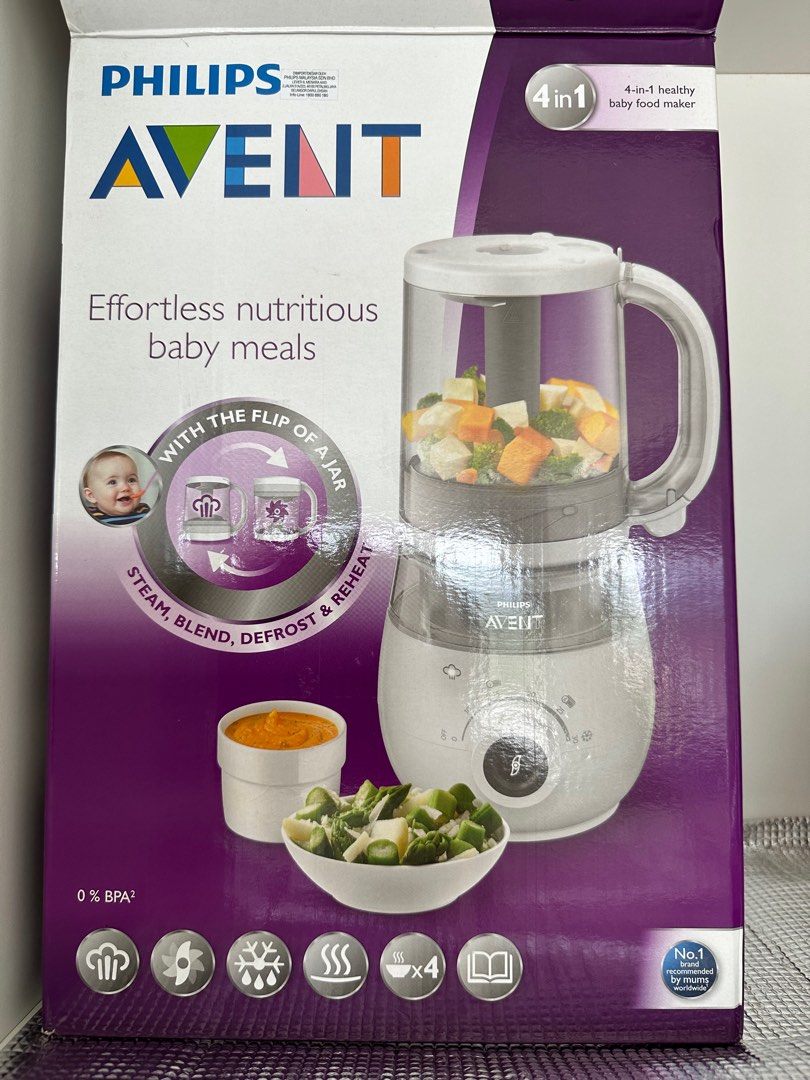 Philips Avent 4 in 1 Baby Food Processor, Babies & Kids, Nursing