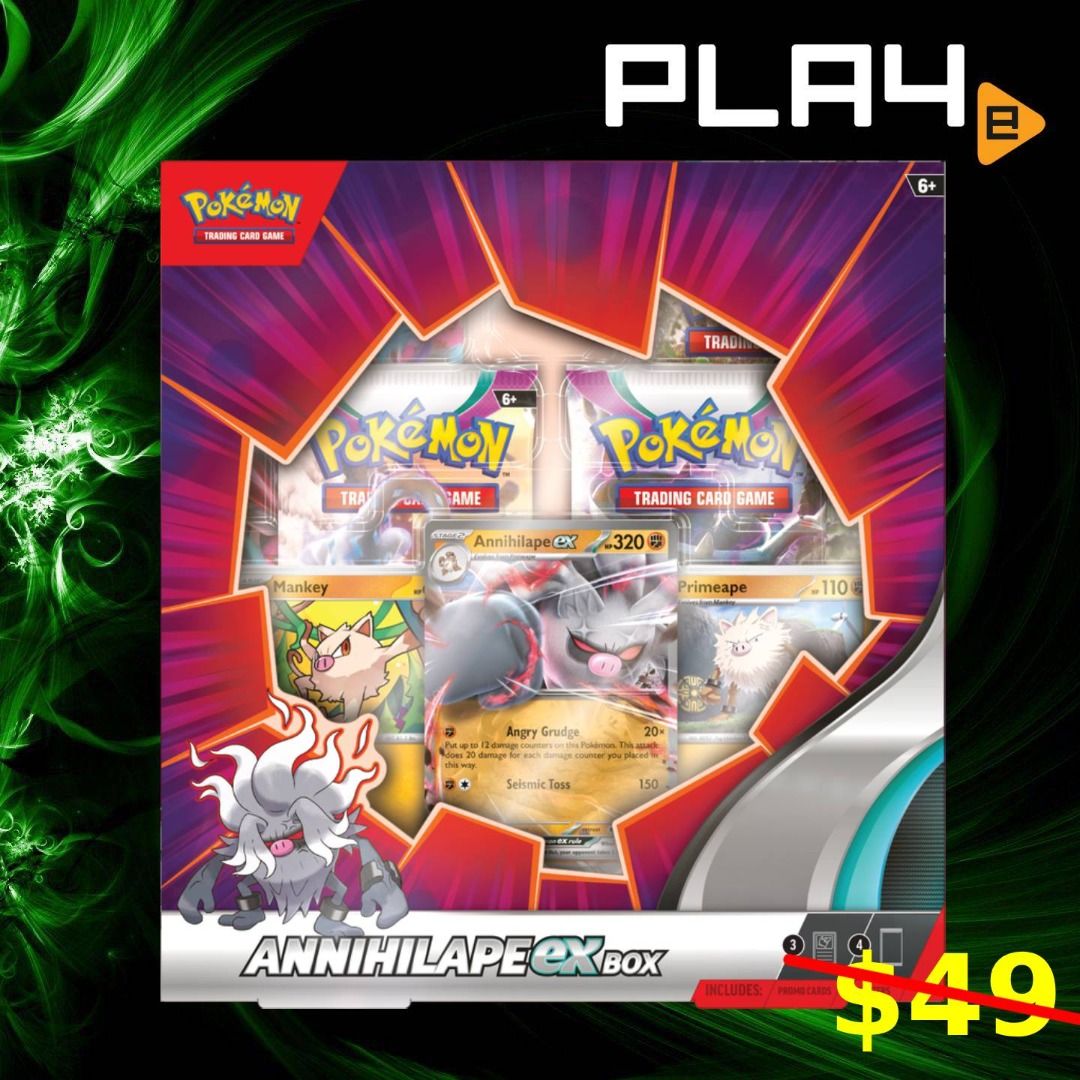 Pokemon TCG Annihilape Ex Box (7072887) Brand New, Hobbies & Toys, Toys &  Games on Carousell