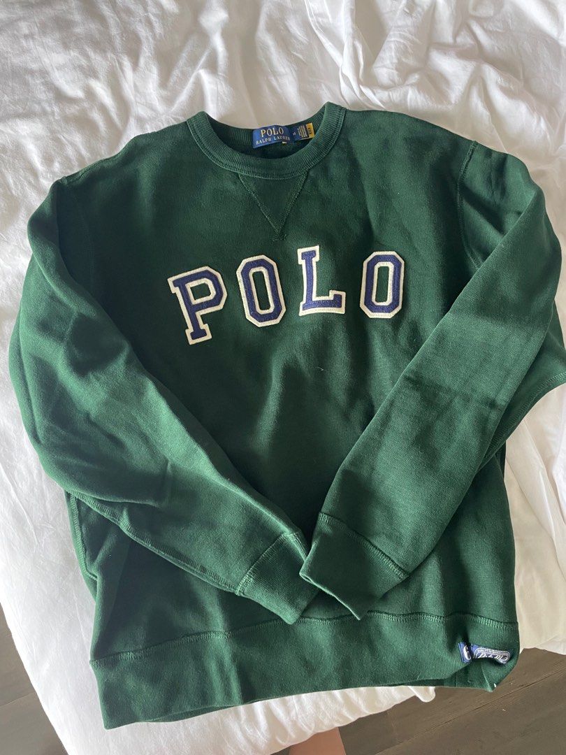Polo ralph on sale lauren green sweater
