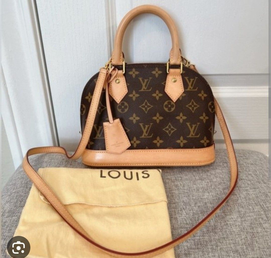 LV Alma BB Monogram, Luxury, Bags & Wallets on Carousell